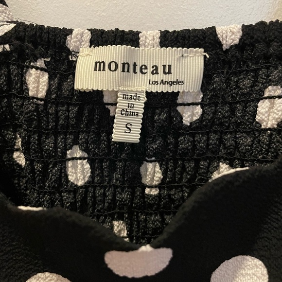 Polka dot sleeveless top, size small - Picture 2 of 3